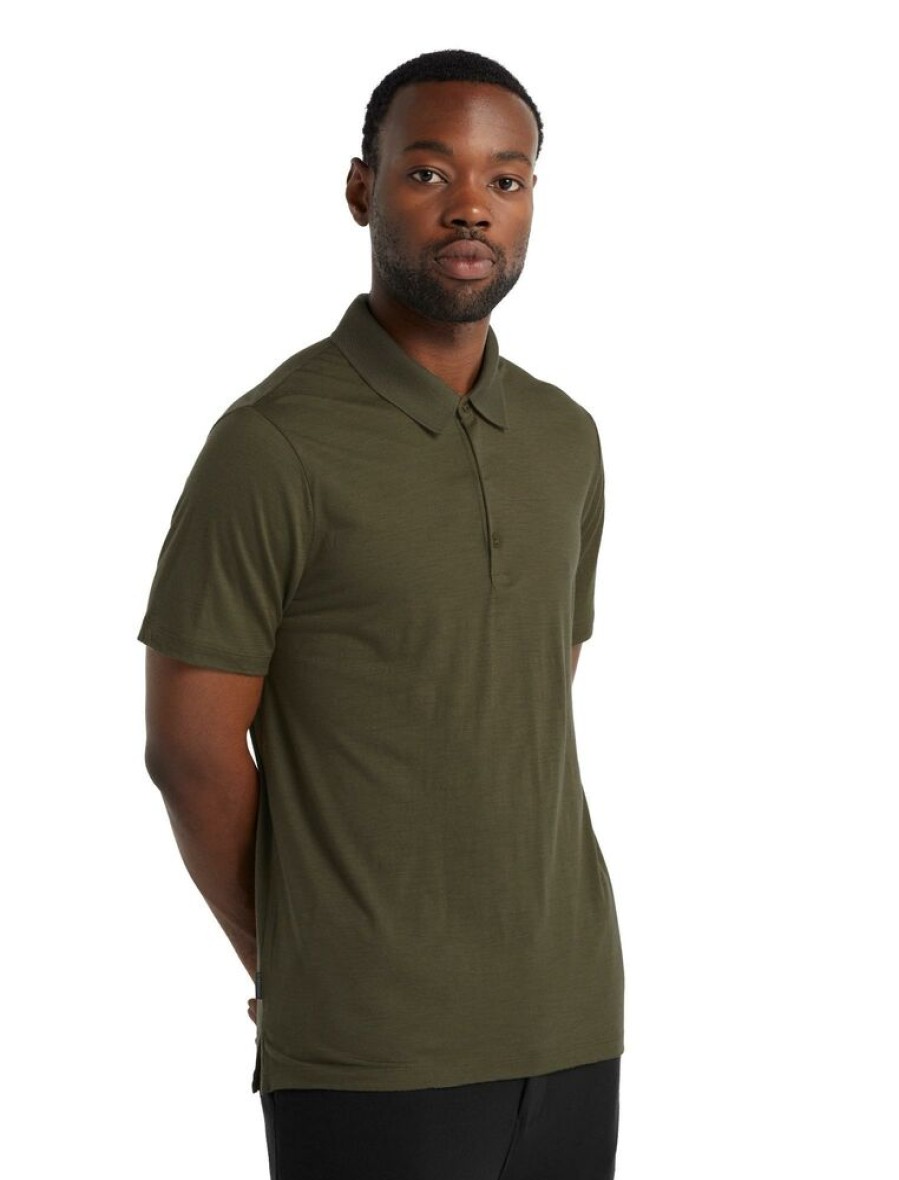 Outdoor Clothing ICEBREAKER | Icebreaker M Tech Lite Ii Ss Polo