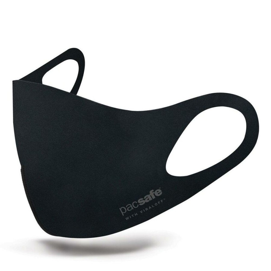 Travel PACSAFE | Pacsafe Viraloff Face Mask L Black Mouth Mask Several