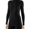 Outdoor Clothing FALKE | Falke Mw Zip Shirt Tight Women 33036 Black