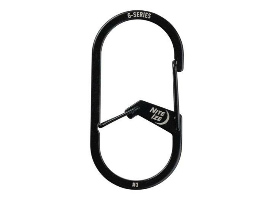 Travel NITE IZE | Nite Ize G-Series Dual Carabiner #3 Black Several