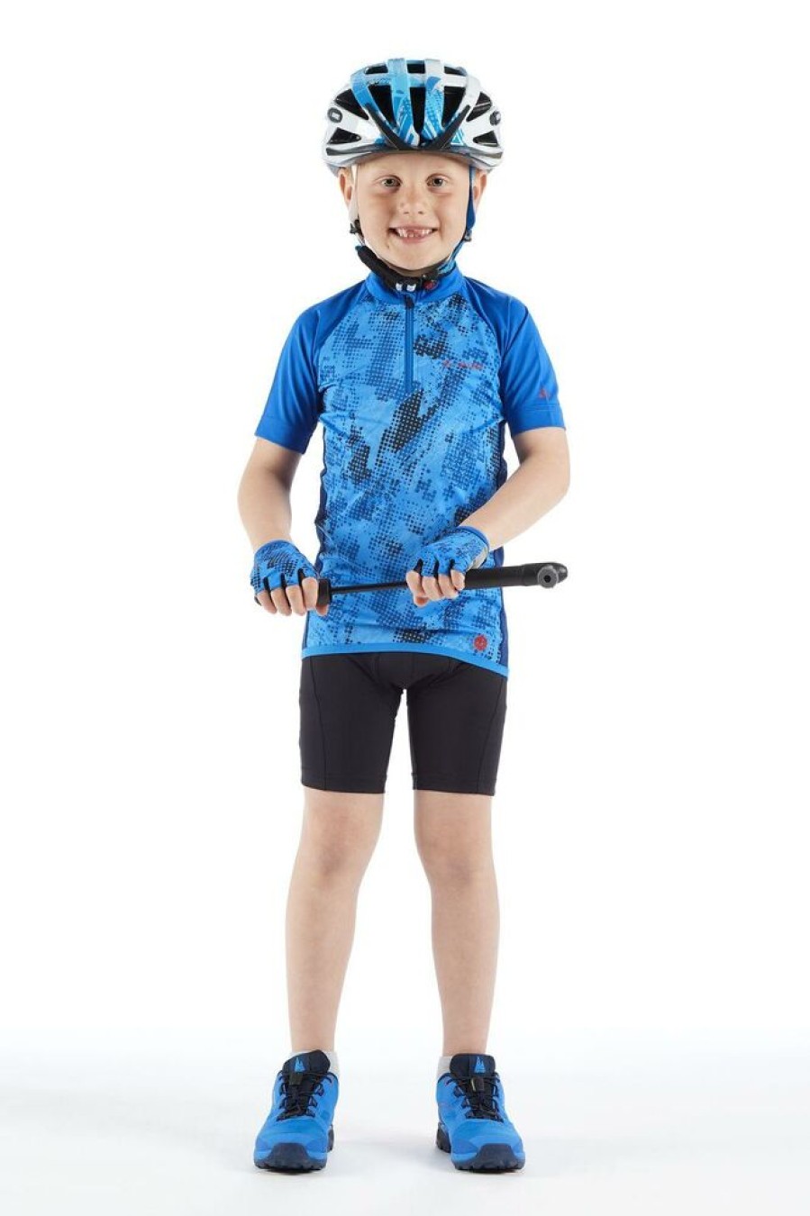 Outdoor Clothing VAUDE | Vaude Kids Elmo Tricot Ix - Children'S Cycling Shirt Radiate Blue