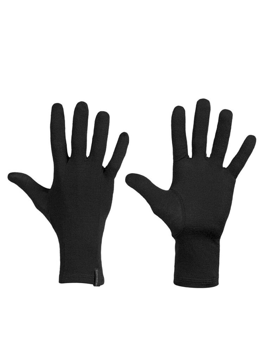 Outdoor Clothing ICEBREAKER | Icebreaker U 200 Oasis Glove Liner Black