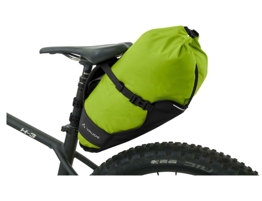 Backpacks&Bags VAUDE | Vaude Trailsaddle - Bikepacking Saddle Bag Black/Green