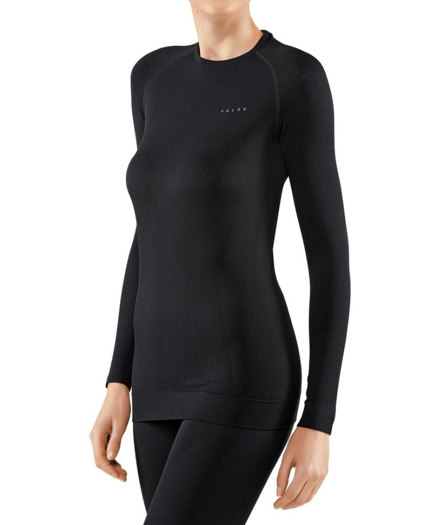 Outdoor Clothing FALKE | Falke Mw Longsleeved Shirt Tight Women 33037 Black