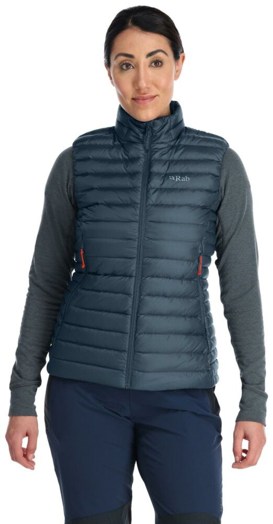 Outdoor Clothing RAB | Rab Microlight Vest Wmns Orion Blue