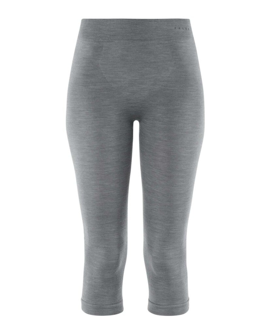 Outdoor Clothing FALKE | Falke Wt 3/4 Tights W 33217 Grey-Heather