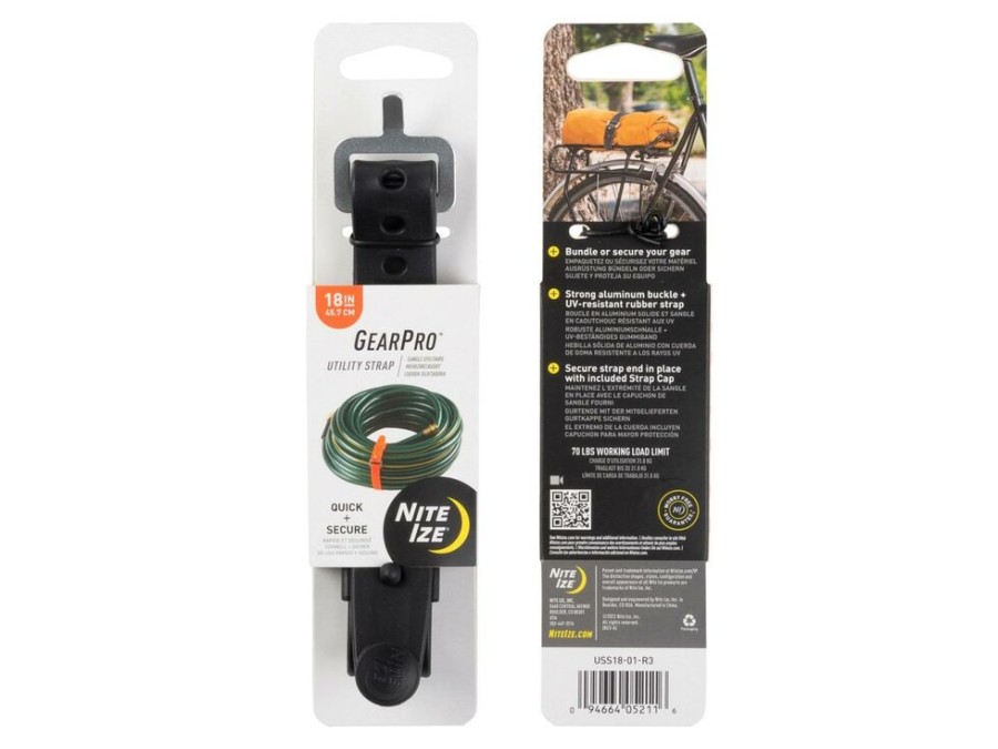 Travel NITE IZE | Nite Ize Gearpro Utility Strap Black 45Cm Several