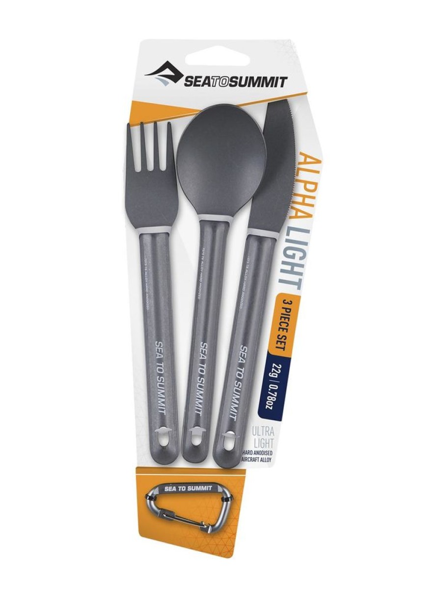 Kamperen SEA TO SUMMIT | Sea To Summit Alphalite Cutlery Set Bestekset Diverse