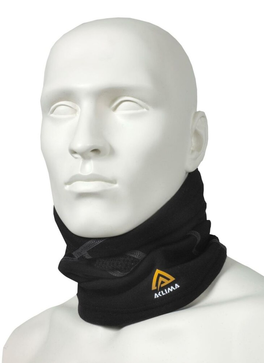 Outdoor Clothing ACLIMA | Aclima Doublewool Neckgaiter Jet Black