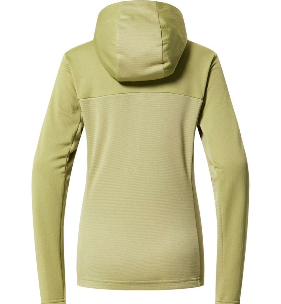 Outdoor Clothing HAGLOFS | Haglofs Lark Mid Hood Women Thyme Green