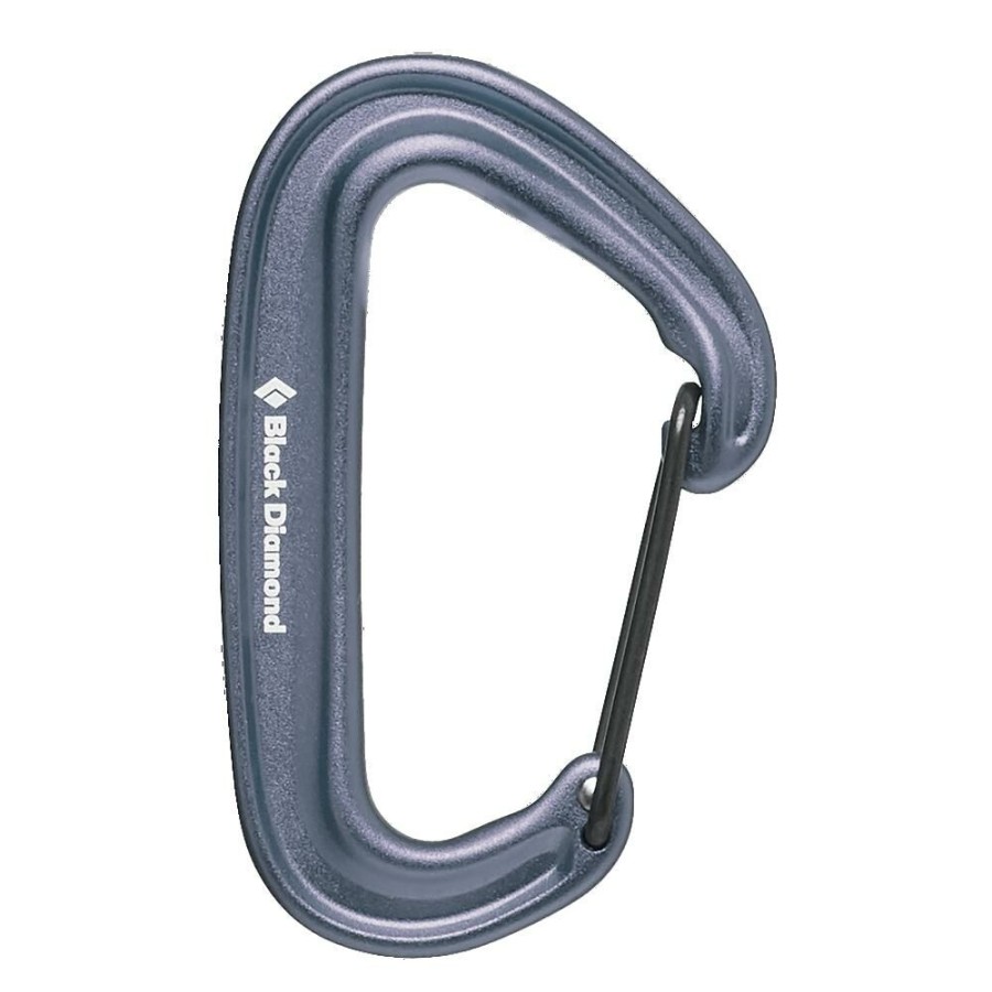 Mountain Sports & Winter Sports BLACK DIAMOND | Black Diamond Miniwire Carabiner Gray