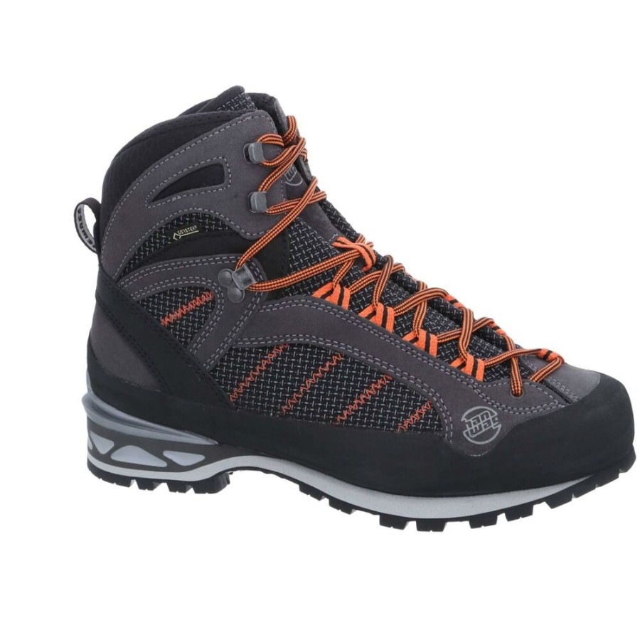 Shoes HANWAG | Hanwag Makra Combi Gtx Wide C-Shoe Asphalt/Orange