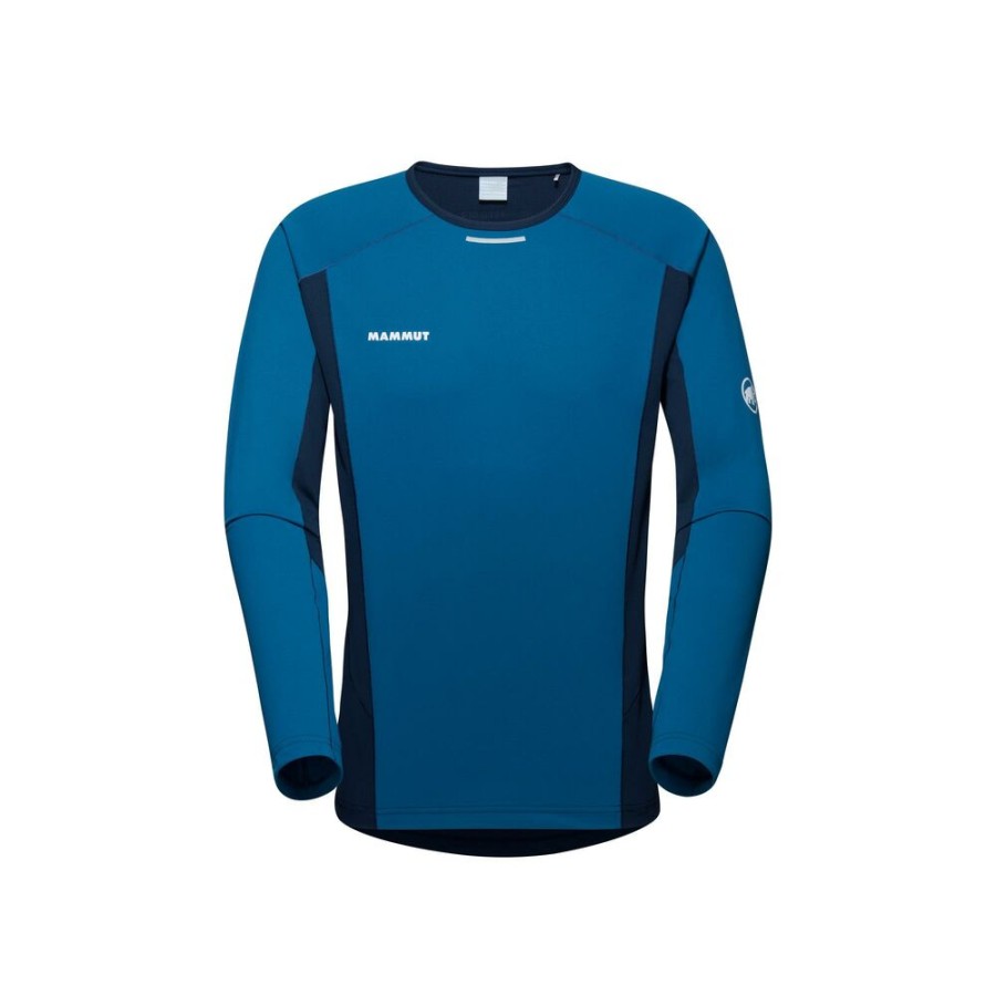 Outdoor Clothing MAMMUT | Mammut Aenergy Fl Longsleeve Men Deep Ice-Marine