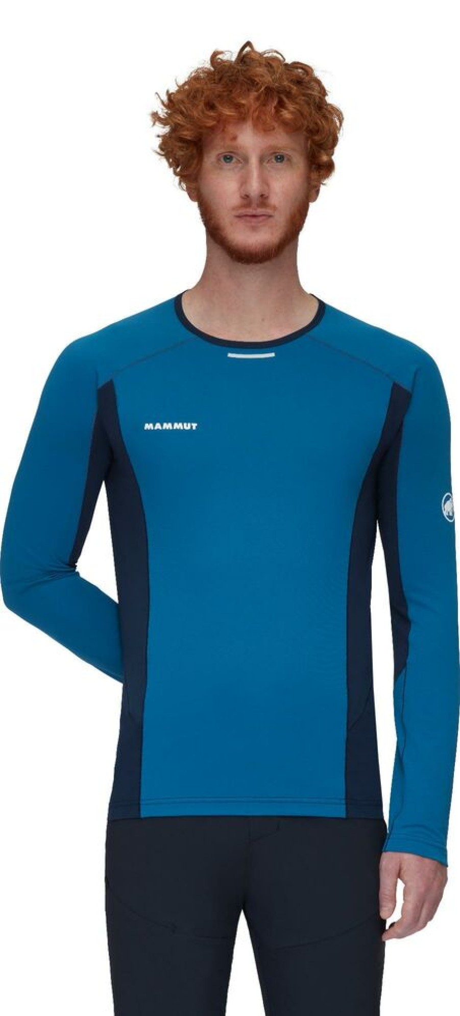 Outdoor Clothing MAMMUT | Mammut Aenergy Fl Longsleeve Men Deep Ice-Marine