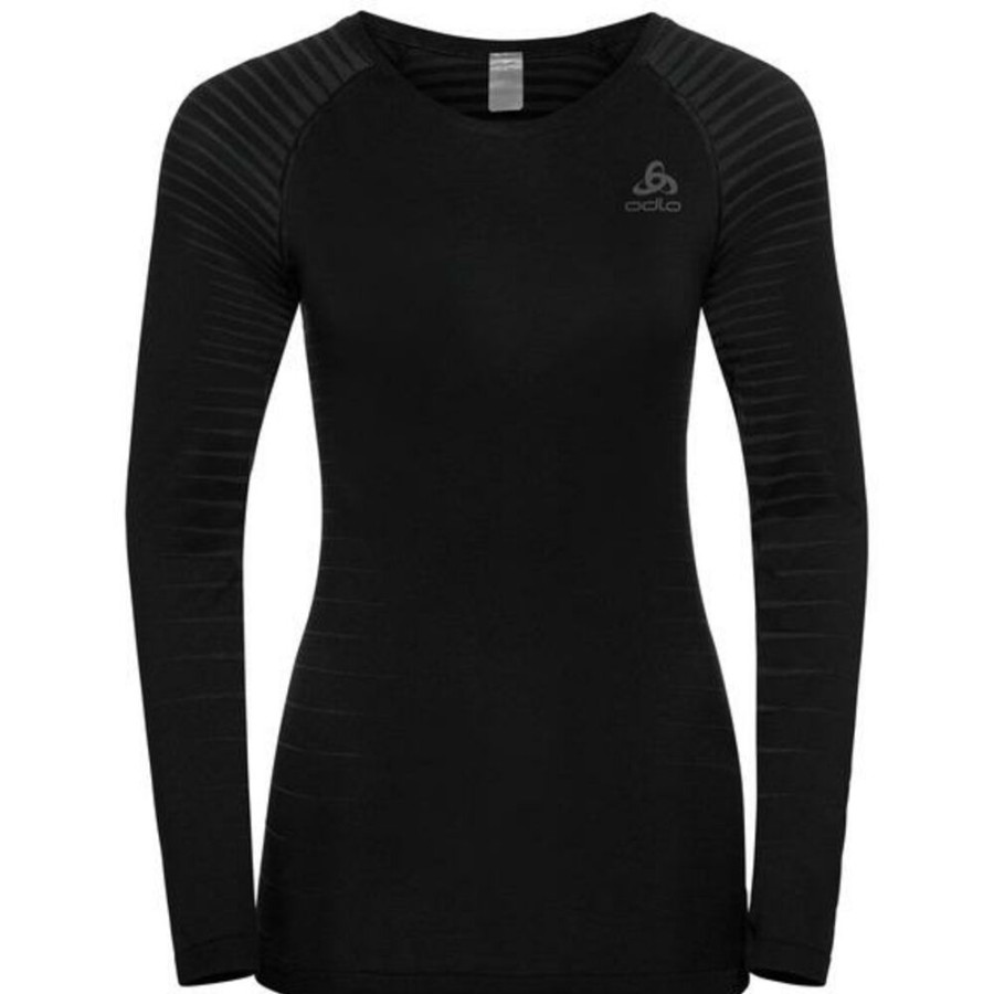 Outdoor Clothing ODLO | Odlo Bl Top Crew Neck L/S Perfor 188141 Black