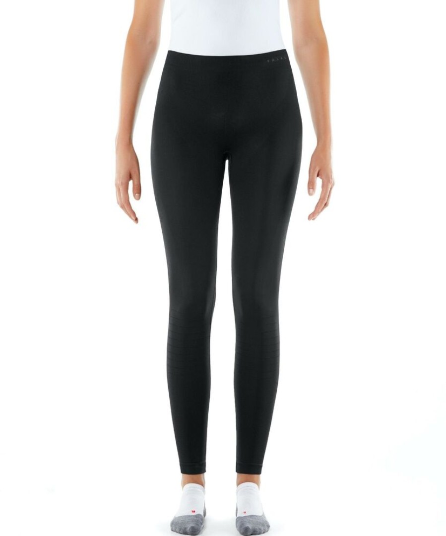 Outdoor Clothing FALKE | Falke Warm Long Tight Women 39116 Black