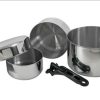 Kamperen BASICNATURE | Basicnature Stainless Steel Set Biwak 3 Diverse