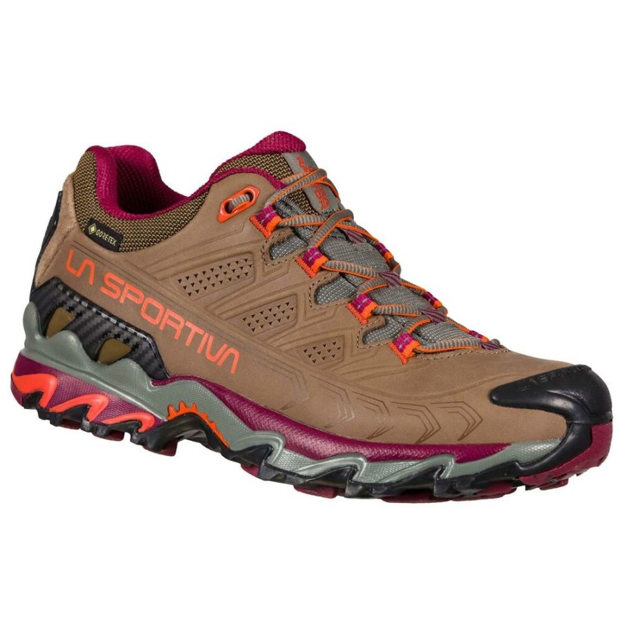 Shoes LA SPORTIVA | La Sportiva Ultra Raptor Ii Leather Wide Women Gtx Taupe/Red Plum