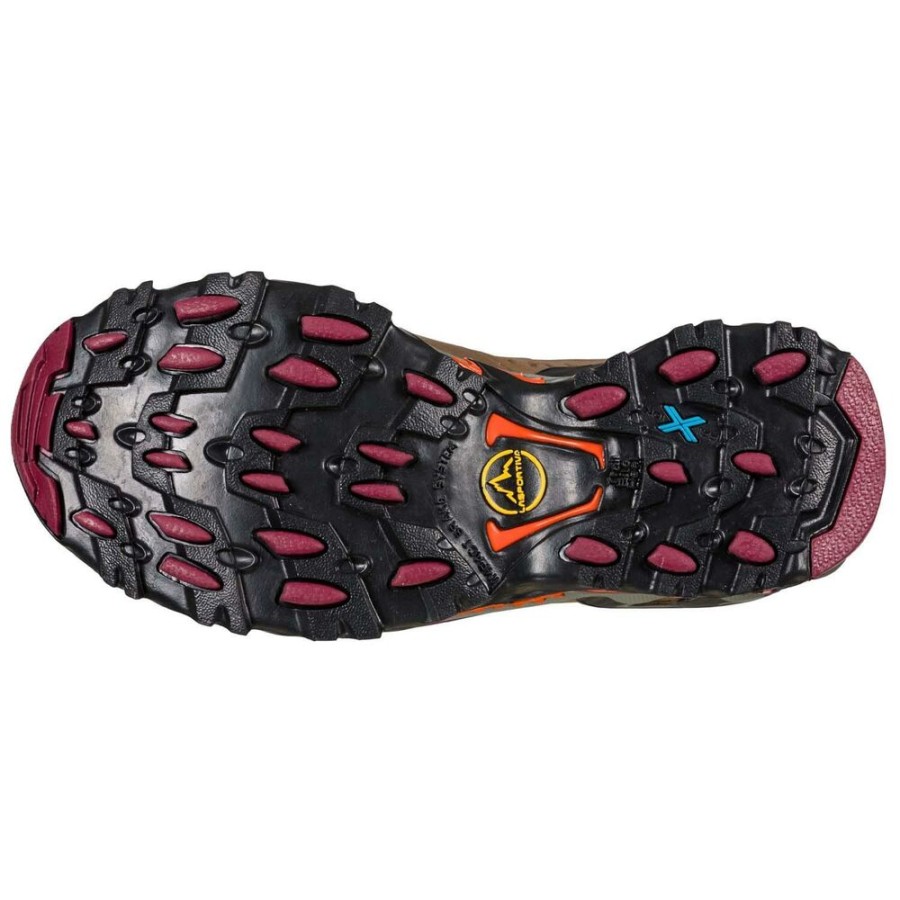 Shoes LA SPORTIVA | La Sportiva Ultra Raptor Ii Leather Wide Women Gtx Taupe/Red Plum