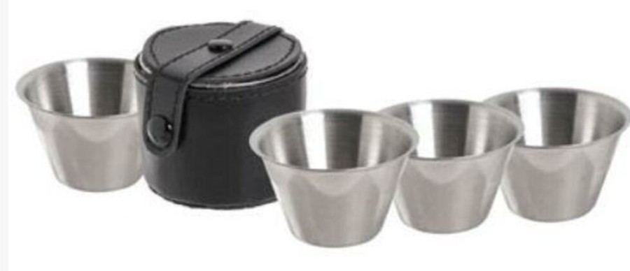 Kamperen RELAGS | Relags Stainless Steel Cup Set 4-In-1 Diverse