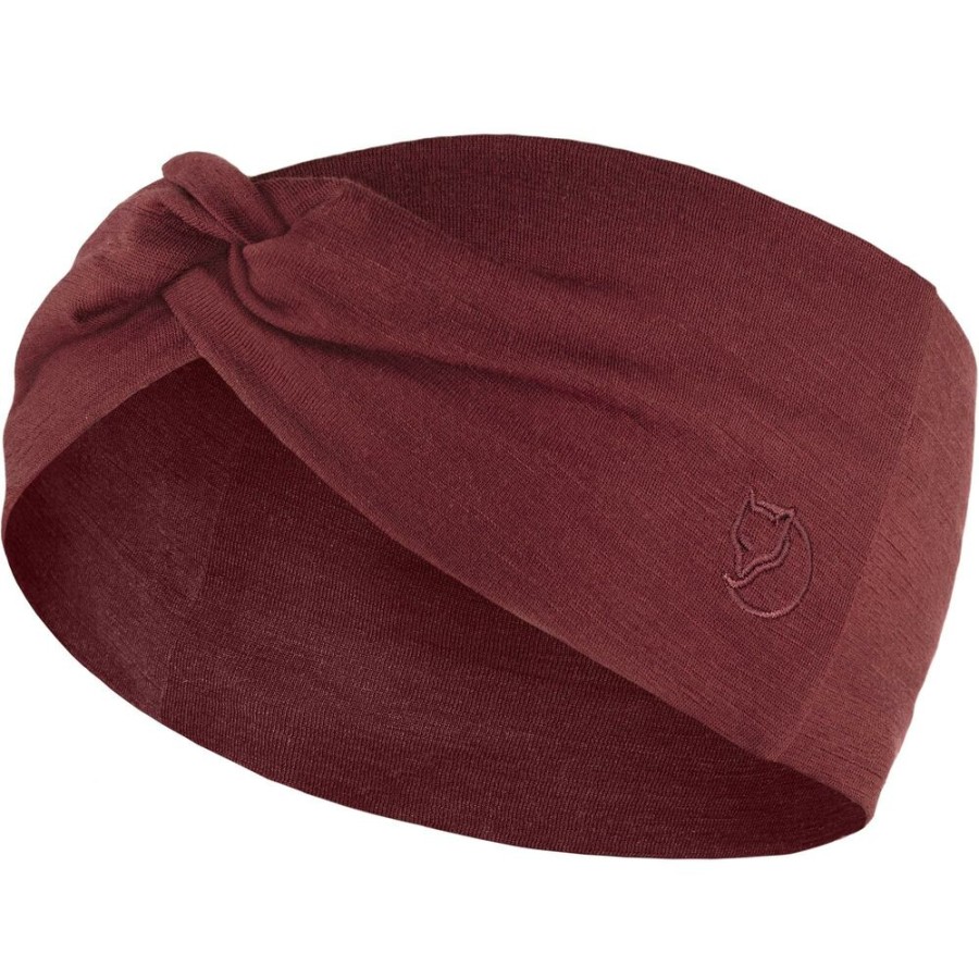 Outdoor Clothing FJALLRAVEN | Fjallraven Abisko Wool Headband Pomegranate Red