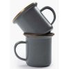 Kamperen BAREBONES | Barebones Enamel Espresso Cup Stone Gray Diverse