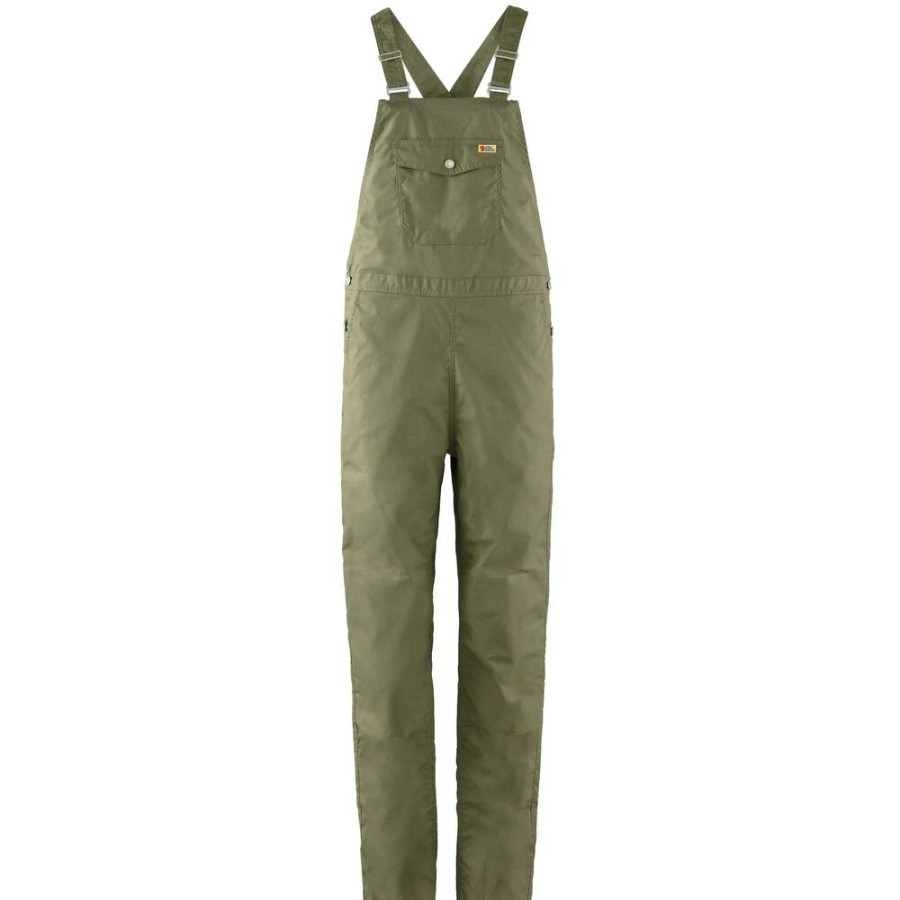 Outdoor Clothing FJALLRAVEN | Fjallraven Vardag Dungaree Trousers W Green