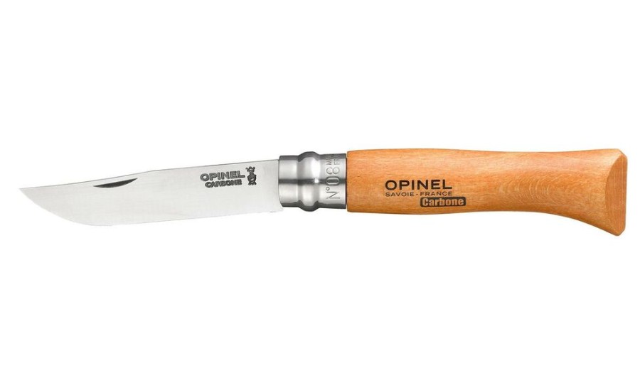 Equipment OPINEL | Opinel Opinel N0.08 Classic Carbon Not Stainless Steel/Wood Virobloc Several