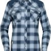 Outdoor Clothing NORRONA | Norrona Svalbard Flannel Shirt W'S Blue Fog/Indigo Night