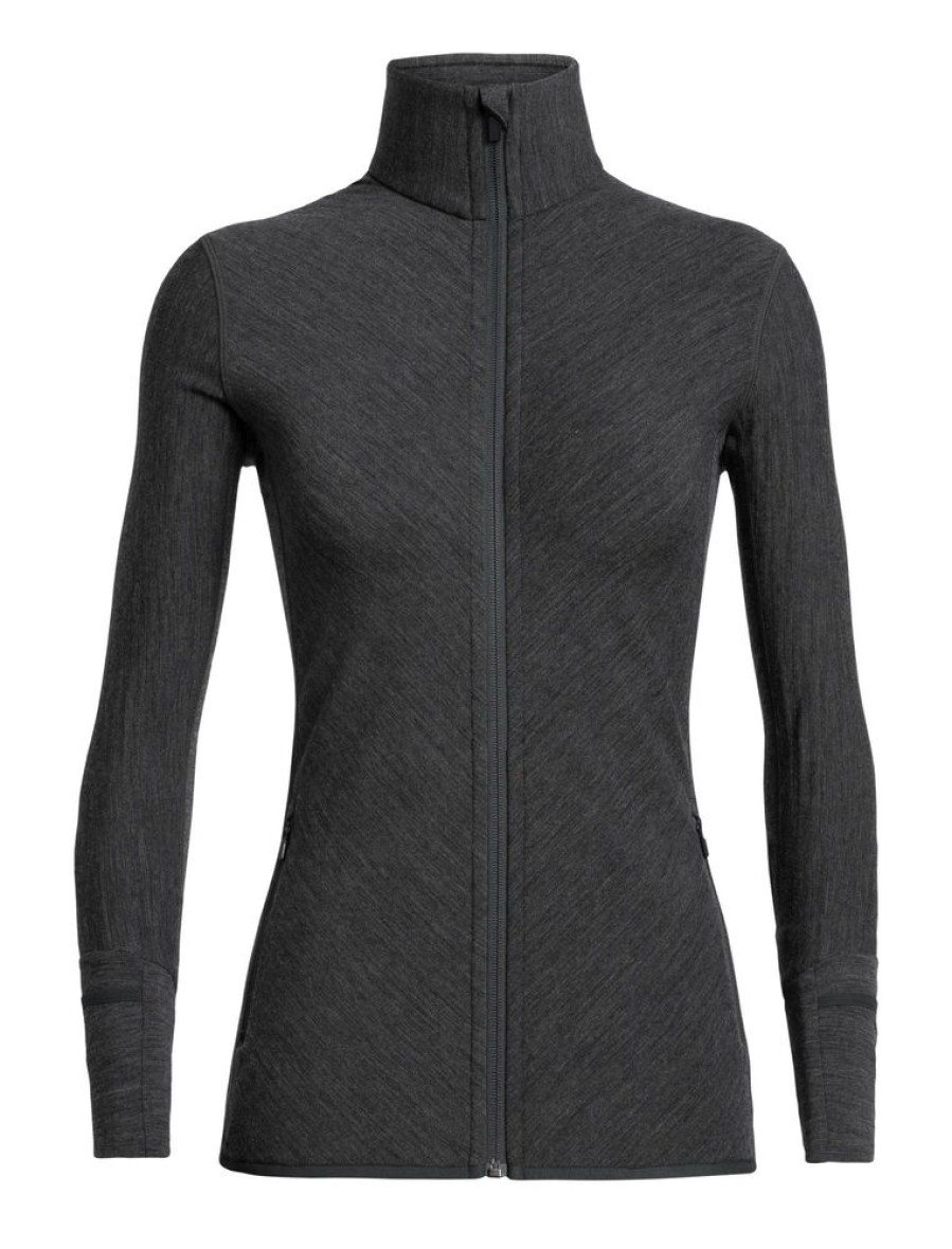 Outdoor Clothing ICEBREAKER | Icebreaker Wmns Descender Ls Zip