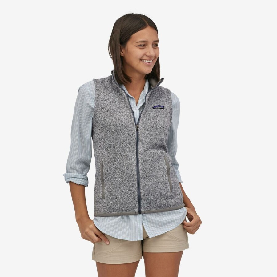 Outdoor Clothing PATAGONIA | Patagonia W'S Better Sweater Vest Birch White