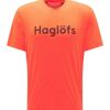 Outdoor Clothing HAGLOFS | Haglofs Ridge Tee Men Habanero