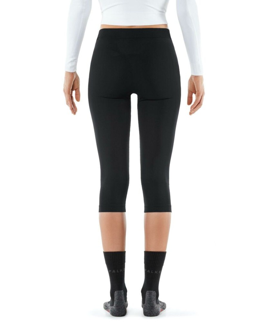 Outdoor Clothing FALKE | Falke Warm 3/4 Tights Women 39117 Black